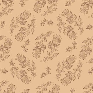 Kalamkari Rustic Floral Wallpaper for Wall