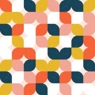 Colorful Geometric Seamless Pattern Wallpaper Mural