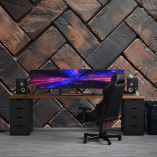 Industrial Chic Brick Wallpaper Mural