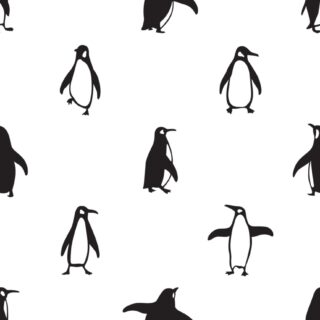 Seamless Wallpaper Pattern of Penguins