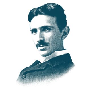 Legendry Scientist Nikola Tesla Art Wallpaper Wall Mural