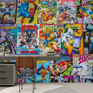 Marvel Comics Patchwork Wallpaper Mural