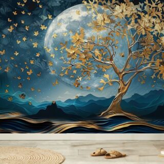 Swarna Vriksha Chandni Mural Wallpaper