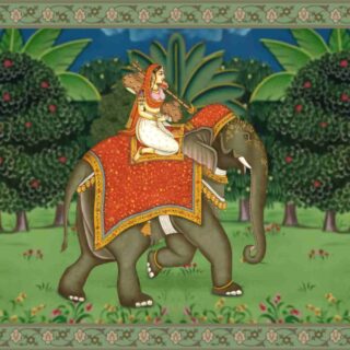 Emotional Alchemy Miniature Painting Wallpaper Mural