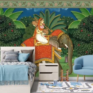 Emotional Alchemy Miniature Painting Wallpaper Mural