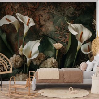 Antique Blooms Wallpaper for Wall