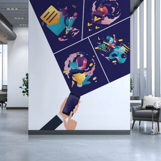 The Secret to Productivity Corporate Wallpaper Mural