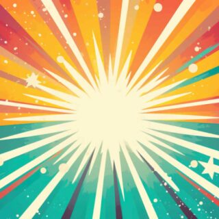 Colorful Pop Art Explosion Wallpaper Mural