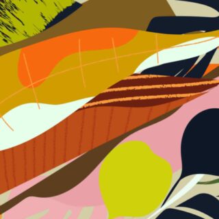 Cassette Collage Pop Art Wallpaper for Wall