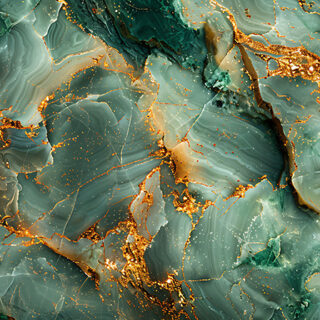 Emerald Geode Texture Marble Wallpaper Mural