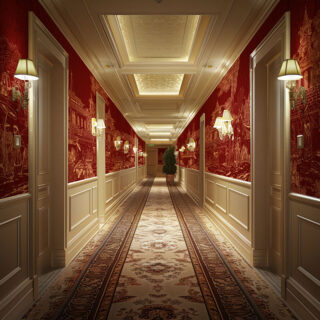 Chitram - The Asian Chinoiserie Wallpaper Mural, Customized