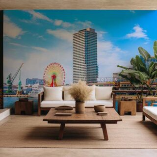 Kobe Harborland Wallpaper Mural