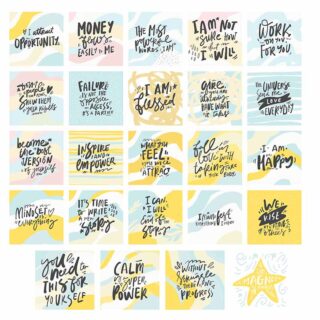 Daily Affirmations Wallpaper Mural