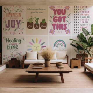 Positive Life Quotes Wall Wallpaper