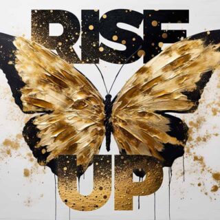 Rise Up Motivational Wallpaper Mural