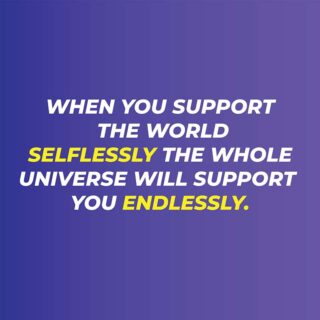 Selfless Universe Quote Wallpaper Mural