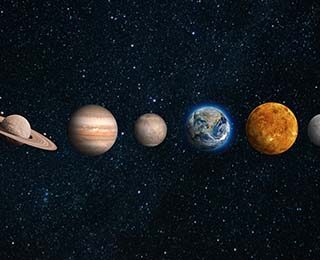 Celestial Wonders Solar System Mural Wallpaper
