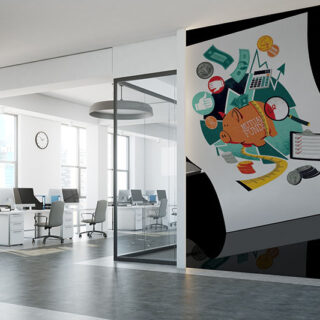 Finology, Financial Literacy Wallpaper Mural, Customized