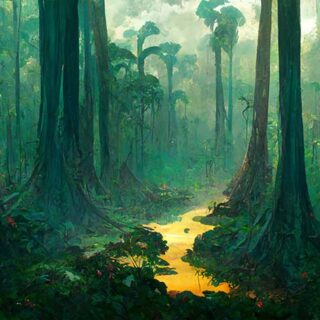 Amazon Rain Forest Dreamy Weather Wallpaper Mural