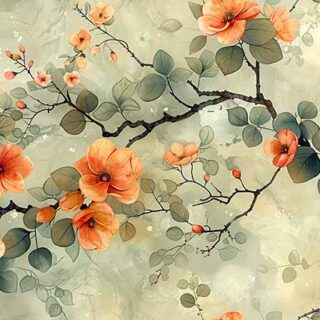 Exquisite Floral Blossoms Mural Wallpaper