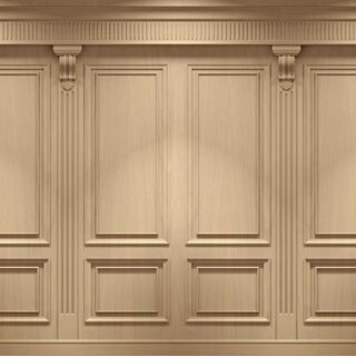 Classic Wall Beech Wood Texture Panel Wallpaper Mural