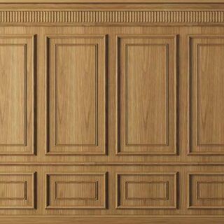 Vintage Brown Wood Texture Panel Mural Wallpaper