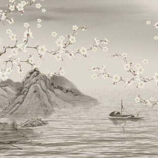 Serene Waadi Landscape Wallpaper Mural