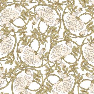 Art Nouveau Blossom Trail Mural Wallpaper