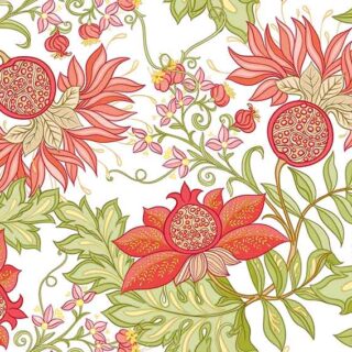 Art Nouveau Garden Wallpaper Mural