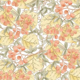 Art Nouveau Floral Symphony Mural Wallpaper