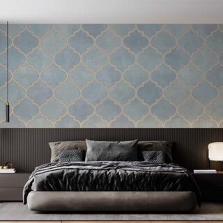Nakkashi, Pastel Moroccon Pattern Wallpaper Mural
