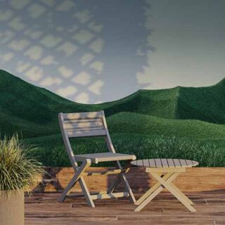 Parvatmala, Surreal Mountains Landscape with Green Peaks Wallpaper Mural