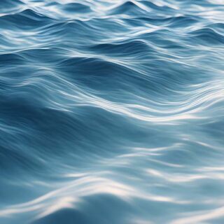 Calm Tides, Gentle Ocean Waves Wallpaper Mural