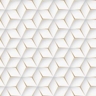 White Shiny Metallic Golden Texture Wallpaper Mural