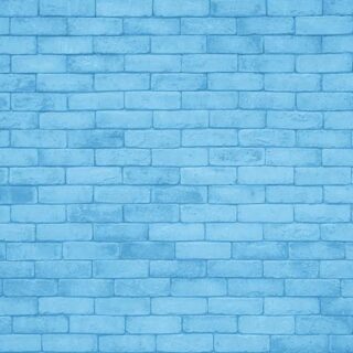 Blue Fortress Brick Wall Wallpaper Mural