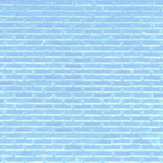 Colorful Bright Blue Brick Wallpaper Mural