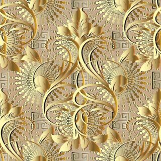 Shimmering Damask Delight Wallpaper Mural