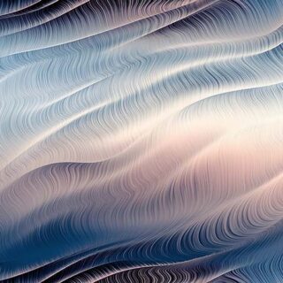 Ombre Radiant Surreal Wave Pattern Wallpaper Mural
