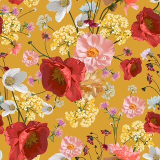 Blooming Realism Floral Wallpaper Mural