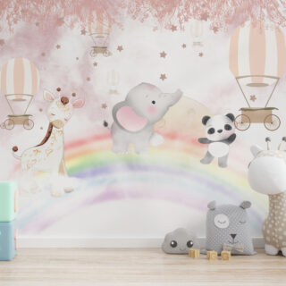 Cute Animals Wallpaper Design for Kids