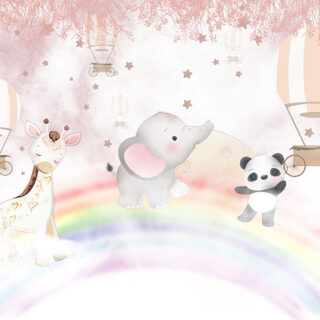 Cute Animals Wallpaper Design for Kids