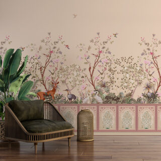 Gul Bahar, Serenade in the Garden Wallpaper Mural