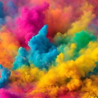 Rang Barse, Color Splash Explosion Wallpaper Mural