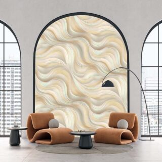 Boho Shibori Style Wallpaper Mural