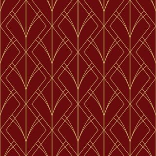 Maroon Ornamental Majesty Wallpaper Mural