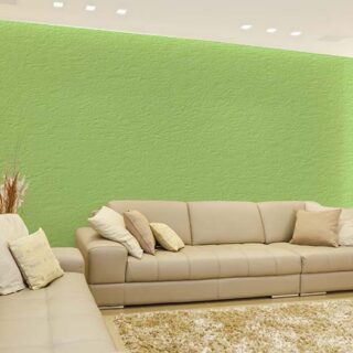 Pistachio Green Textured Surface Effect Wallpaper Mural
