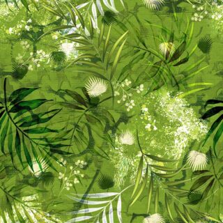 Shalom, Pista Green Botanical Leaves Wallpaper Mural