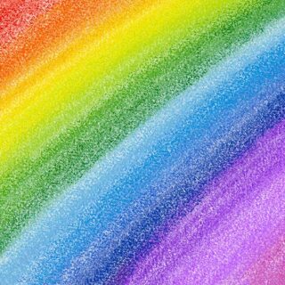Kid's Rainbow Crayon Drawing Wallpaper Mural