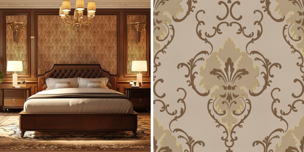What colour goes with Gold Wallpaper? Magicdecor®