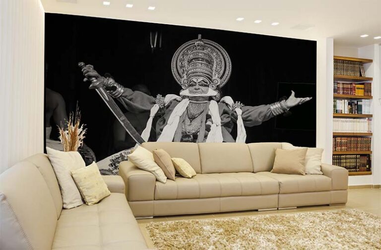 Legendary Kathakali Artist Wallpaper Mural Magic Decor